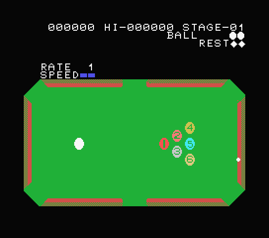 Computer Billiards screenshot 2 for MSX